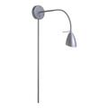 Dainolite Satin Chrome One Light Swing Arm Wall Sconce DGUW224-SC